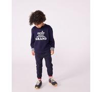 Felpa in cotone stampato bambino Petit Bateau - blu - Taglia 10 anni 10A SOIR