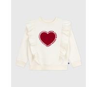 Felpa in cotone stampato bambino Petit Bateau - ecru - Taglia 3 anni 3A MILK