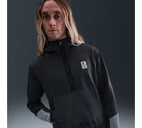 Felpa in fleece con cappuccio e zip a metà lunghezza Nike Air Max - Uomo - Grigio L