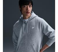 Felpa da tennis da uomo Nike Club Full-Zip Fleece - Grigio