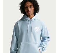 Felpa in fleece con cappuccio Nike Solo Swoosh - Uomo - Blu L