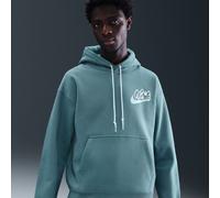 Felpa in fleece con cappuccio Nike Solo Swoosh - Uomo - Blu L