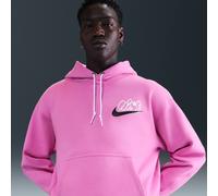 Felpa in fleece con cappuccio Nike Solo Swoosh - Uomo - Rosa L