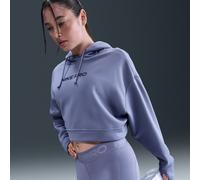 Felpa in fleece con cappuccio Therma-FIT Nike Pro - Donna - Blu XXL (IT 56-58)