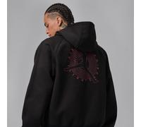 Felpa in maglia con zip a tutta lunghezza Jordan Flight Club Fleece - Uomo - Nero S