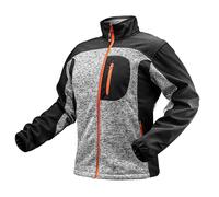 Felpa in maglia rinforzata con tessuto softshell, taglia XXL