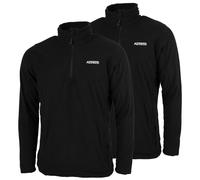 Felpa in pile Accezzi, uomo, nero, confezione da 2 pz 5XL(62) Black