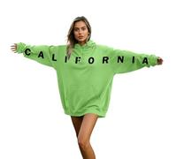 Felpa in Pile con Cappuccio Donna Maglioncino Scollo Garzata Garzate Pelose Tecniche Extra I Bimbo Streetwear Signora Chiuse Forward Vendute Scollato Renna Lanterna Santa Cipria