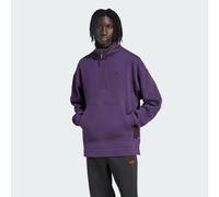 Felpa in pile con grafica e mezza zip ALTERNATIVE SPORT anni '90 Aurora Plum M