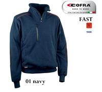 Felpa in pile da lavoro COFRA FAST 280 g/m² edilizia industria logistica +