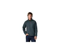 Felpa in pile patagonia better sweater con zip a 1 4 blu da uomo