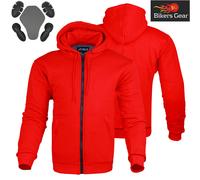 Felpa In Pile Per Moto Foderata In KEVLAR Giacca Sportiva Da Biker ARMOR