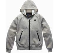 Felpa In Tessuto Blauer Easy Man Open Hoody Luna Melange Blu L