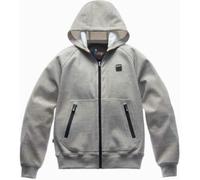 Felpa In Tessuto Blauer Easy Man Open Hoody Luna Melange Blu XL