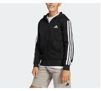 Felpa inverno bambino ragazzo Adidas Essentials 3STR JD6494 nero-bianco