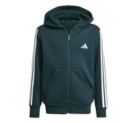 Felpa inverno bambino ragazzo Adidas Essentials 3STR JY4978 verde-bianco