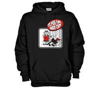 Felpa it's pub Time KU15_J con cappuccio andy Capp, Hooligans Ultras