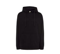 Felpa JHK Nera con Cappuccio e tasca felpata Taglie Forti oversize 3XL 4XL 5XL