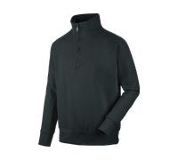 Felpa Job+ 1/2 zip antracite