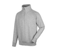 Felpa Job+ 1/2 zip grigio