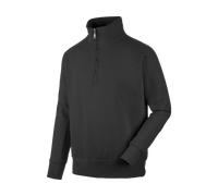 Felpa Job+ 1/2 zip nero