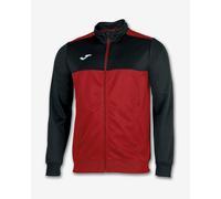 Felpa Joma Winner Full Zip rosso nero - XS