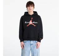 Felpa Jordan Brooklyn Fleece en's Pullover Hoodie Black/ Infrared 23 M
