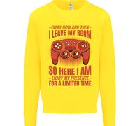 Felpa Jumper Antisocial Gamer Lascia La Mia Stanza Per Bambini