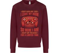 Felpa Jumper Antisocial Gamer Lascia La Mia Stanza Per Bambini
