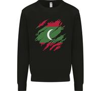 Felpa Jumper Bambini Con Bandiera Delle Maldive Giornata Del Calcio