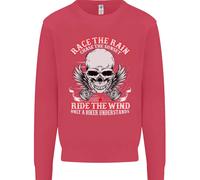 Felpa Jumper Biker Per Bambini Race The Rain