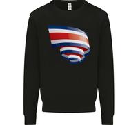 Felpa Jumper Con Bandiera Della Costa Rica Per Il Giorno Ricano Uomo