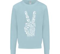 Felpa Jumper Con Parola Di Pace Hippy Per Bambini