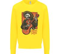 Felpa Jumper Con Teschio Di Mariachi Per Bambini Cinco De Mayo