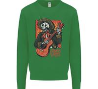 Felpa Jumper Con Teschio Di Mariachi Per Bambini Cinco De Mayo