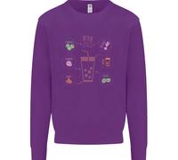 Felpa Jumper Detox Juice Rimedi Per La Sbornia Per Bambini Sani