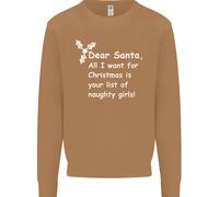 Felpa Jumper Divertente Di Natale Per Ragazze Cattive Di Uomo