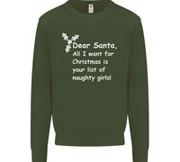 Felpa Jumper Divertente Di Natale Per Ragazze Cattive Di Uomo