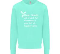 Felpa Jumper Divertente Di Natale Per Ragazze Cattive Di Uomo