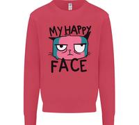 Felpa Jumper Divertente Grumpy Per Bambini Con La Mia Faccia Felice