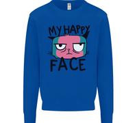 Felpa Jumper Divertente Grumpy Per Bambini Con La Mia Faccia Felice