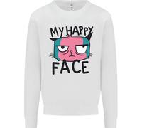 Felpa Jumper Divertente Grumpy Per Bambini Con La Mia Faccia Felice