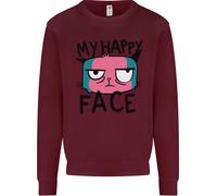 Felpa Jumper Divertente Grumpy Per Bambini Con La Mia Faccia Felice