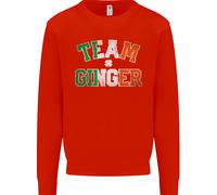Felpa Jumper Divertente Irlandese Uomo Team Ginger Per Il Giorno Di San Patrizio