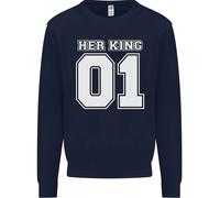 Felpa Jumper Divertente Per Il Compleanno Di Matrimonio Del Suo Re Per Bambini