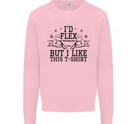 Felpa Jumper Divertente Uomo Gym Id Flex Ma Mi Piace Questo