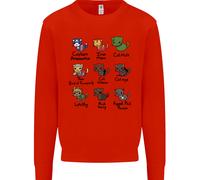 Felpa Jumper Divertenti Supereroi Gatti Per Bambini