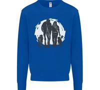 Felpa Jumper Equestre Per Bambini Con Cavallo E Cani