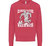 Felpa Jumper Ice Hockey Players Walk On Water Uomo