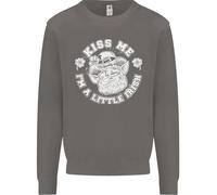 Felpa Jumper Kiss Me Sono Un Po' Irlandese Uomo Per Il Giorno Di San Patrizio